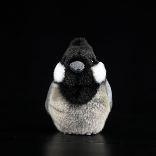 Black Crown Mountain Bird Plush – Unique Bird Buddy