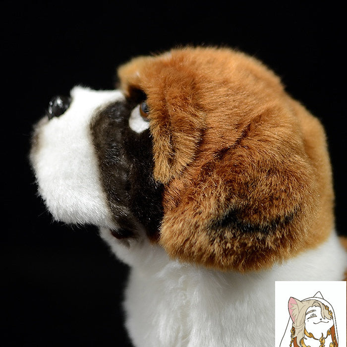 St. Bernard Dog Plush – Big Fluffy Pup