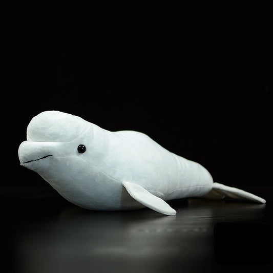 White Whale Plush Toy – Soft Ocean Friend