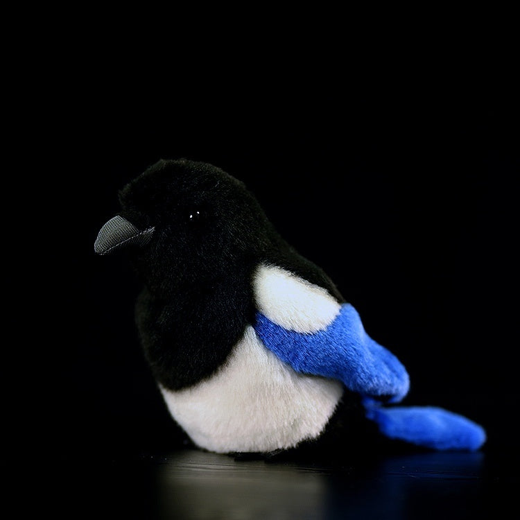 Black Magpie Plush – Feathered Fun