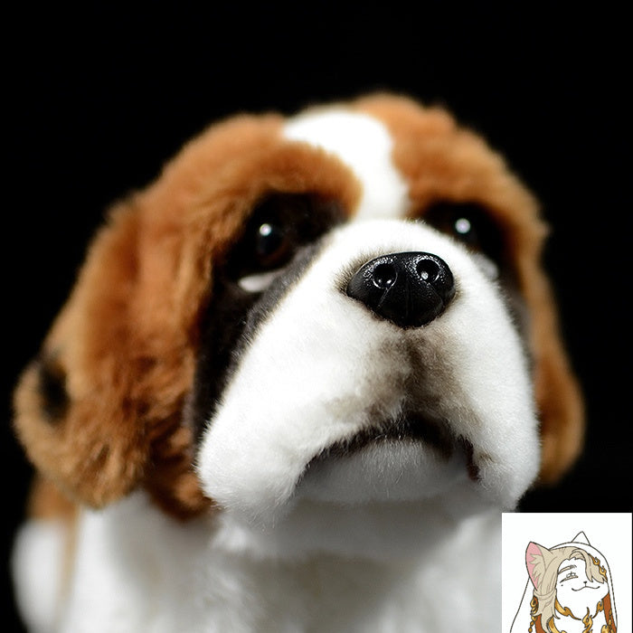 St. Bernard Dog Plush – Big Fluffy Pup