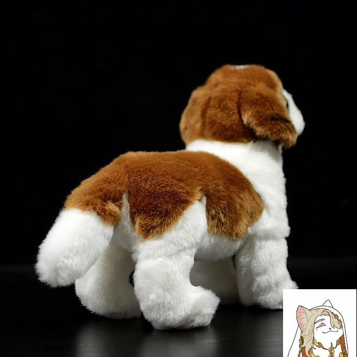 St. Bernard Dog Plush – Big Fluffy Pup