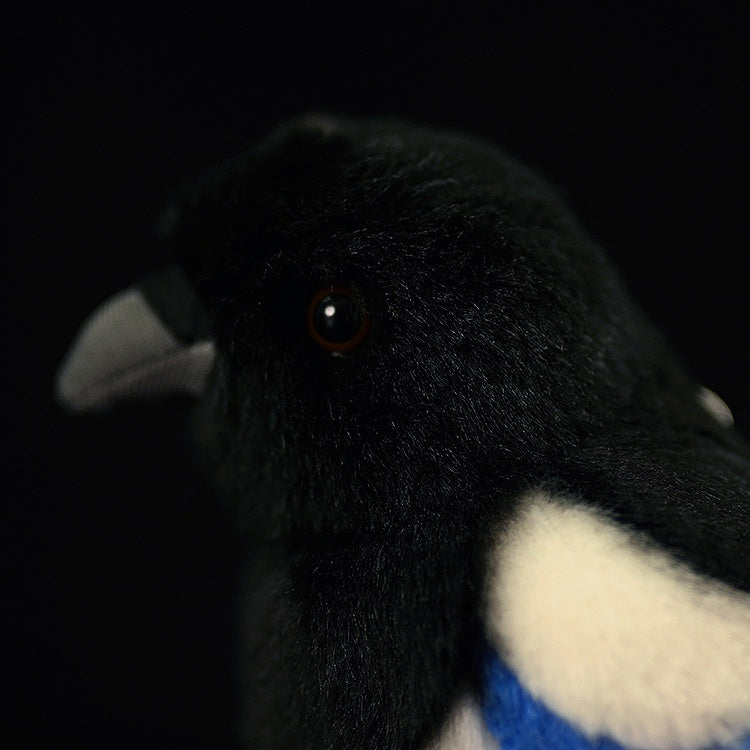 Black Magpie Plush – Feathered Fun