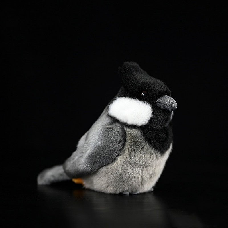 Black Crown Mountain Bird Plush – Unique Bird Buddy